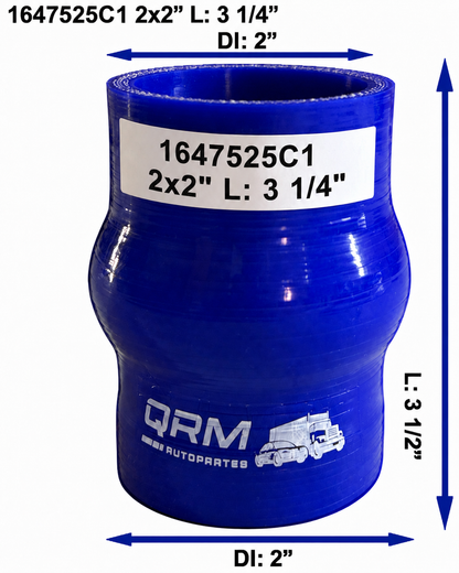 Cople Silicón con joroba 1647525C1  2 x 2" L: 3 1/4"