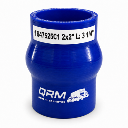 Cople Silicón con joroba 1647525C1  2 x 2" L: 3 1/4"