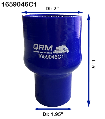 Manguera Turbo Diámetro Inferior: 1.95" Diámetro Superior: 2" x Largo 5"