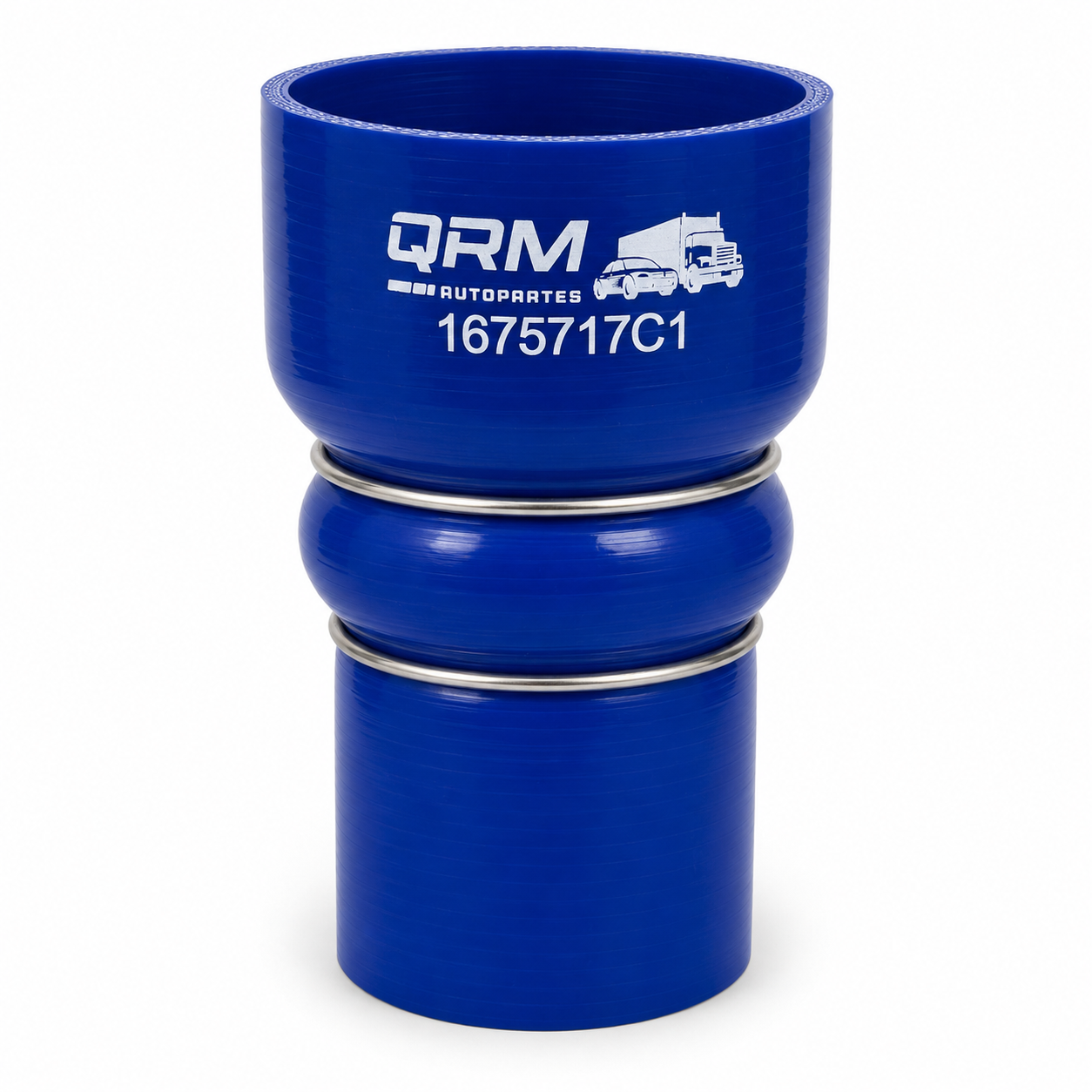 Manguera Turbo Diámetro Inferior: 2.5" Diámetro Superior: 3.5" x Largo 5.4" con " 2 Aros