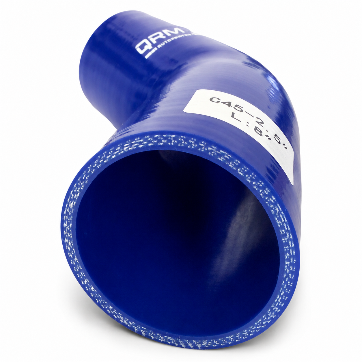 Codo 45° Silicon Diámetro Interior 2 1/2” x Largo 8”