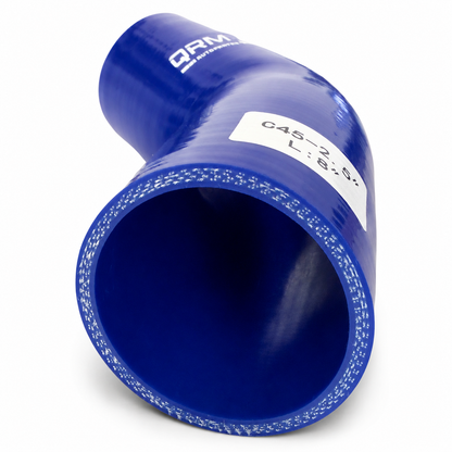 Codo 45° Silicon Diámetro Interior 2 1/2” x Largo 8”