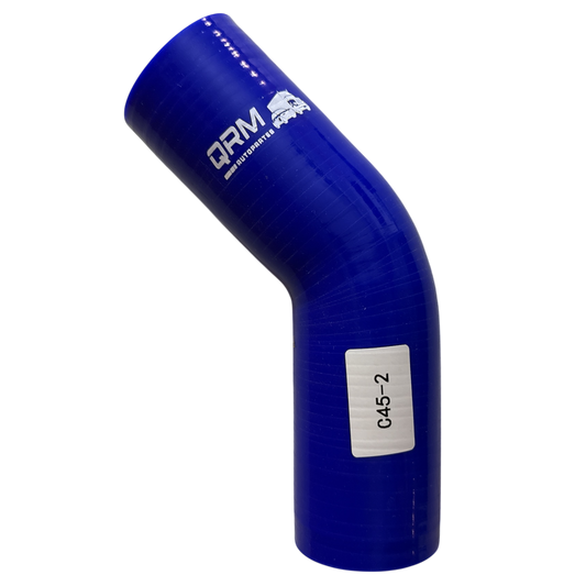 Codo 45° Silicon Diámetro Interior 2” x Largo 8”