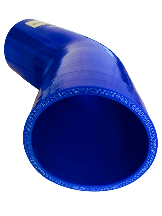 Codo 45° Silicon Diámetro Interior 3” x Largo 8”