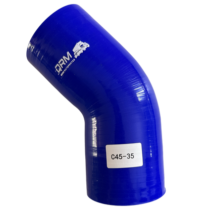 Codo 45° Silicon Diámetro Interior 3 1/2” x Largo 8”