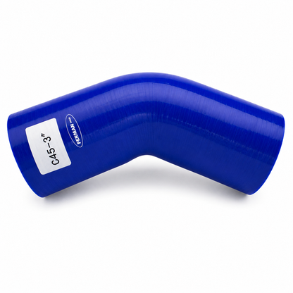 Codo 45° Silicon Diámetro Interior 3” x Largo 8”