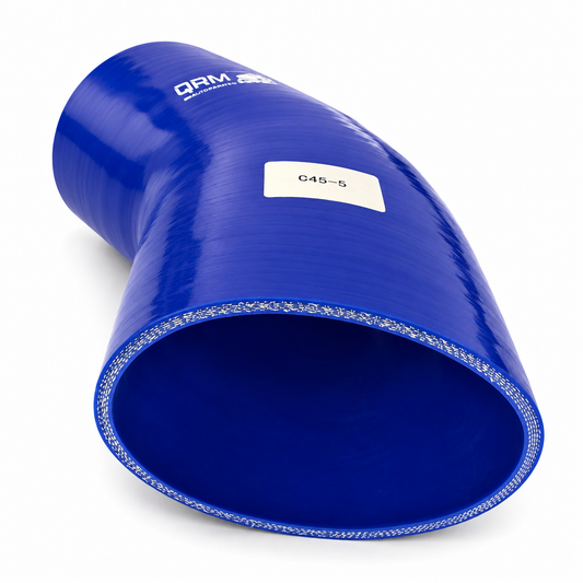 Codo 45° Silicon Diámetro Interior 5” x Largo 8”