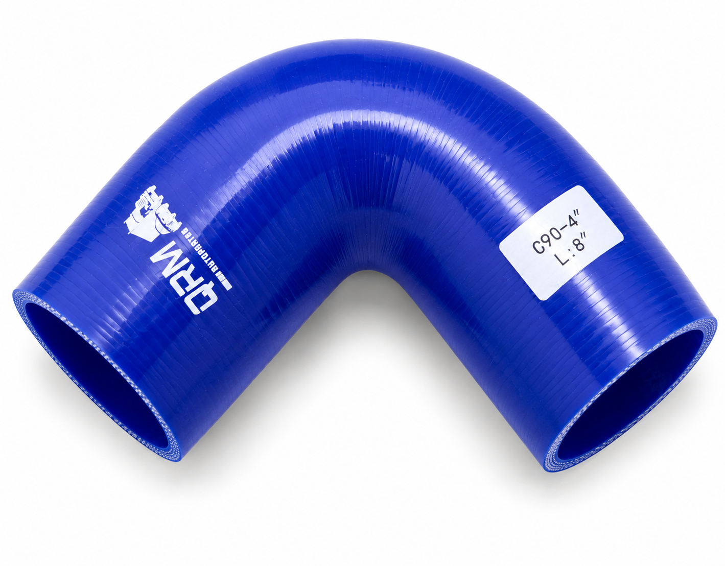 Codo 90° Silicon Diámetro Interior 4” x Largo 8”