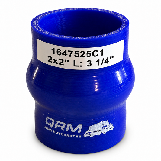 Cople Silicón con joroba 1647525C1  2 x 2" L: 3 1/4"