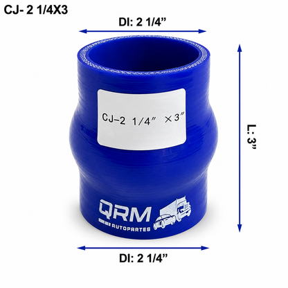 Cople Silicón con Joroba Diámetro Interno: 2 1/4" x Largo 3"