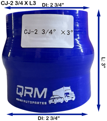 Cople Silicón con Joroba Diámetro Interno: 2 3/4" x Largo 3"