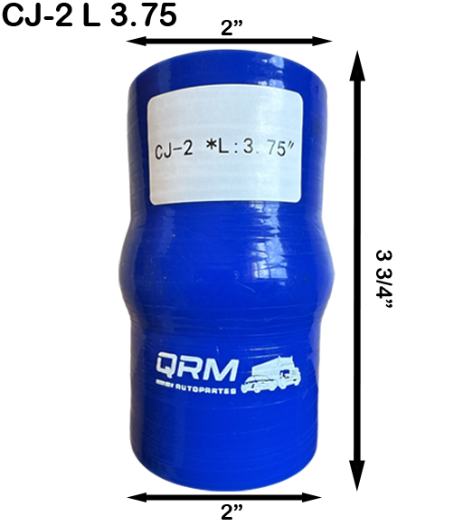 Cople Silicón con Joroba Diámetro Interno: 2" x Largo 3.75"