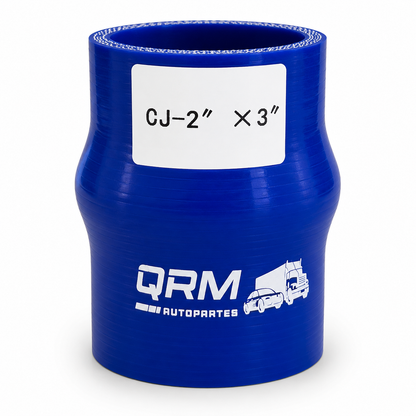 Cople Silicón con Joroba Diámetro Interno: 2" x 3" Largo 3"