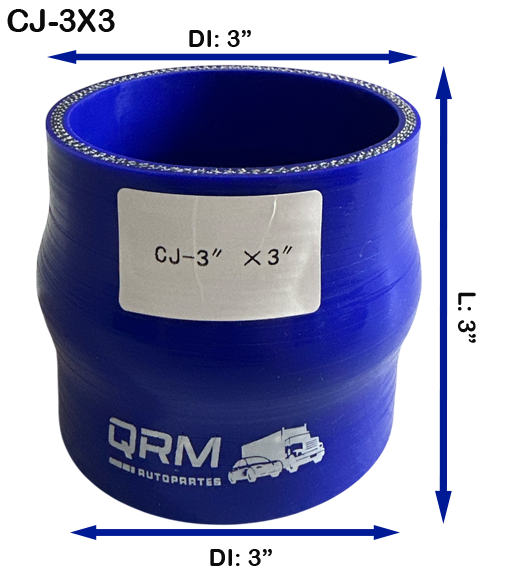 Cople Silicón con Joroba Diámetro Interno: 3" x Largo 3"