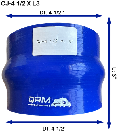 Cople Silicón con Joroba Diámetro Interno: 4 1/2" x Largo 3"
