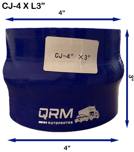 Cople Silicón con Joroba Diámetro Interno: 4" x Largo 3"