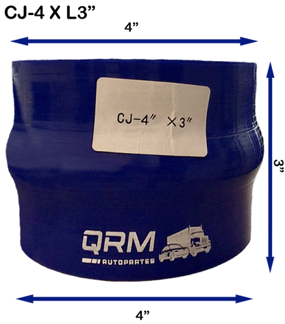 Cople Silicón con Joroba Diámetro Interno: 4" x Largo 3"