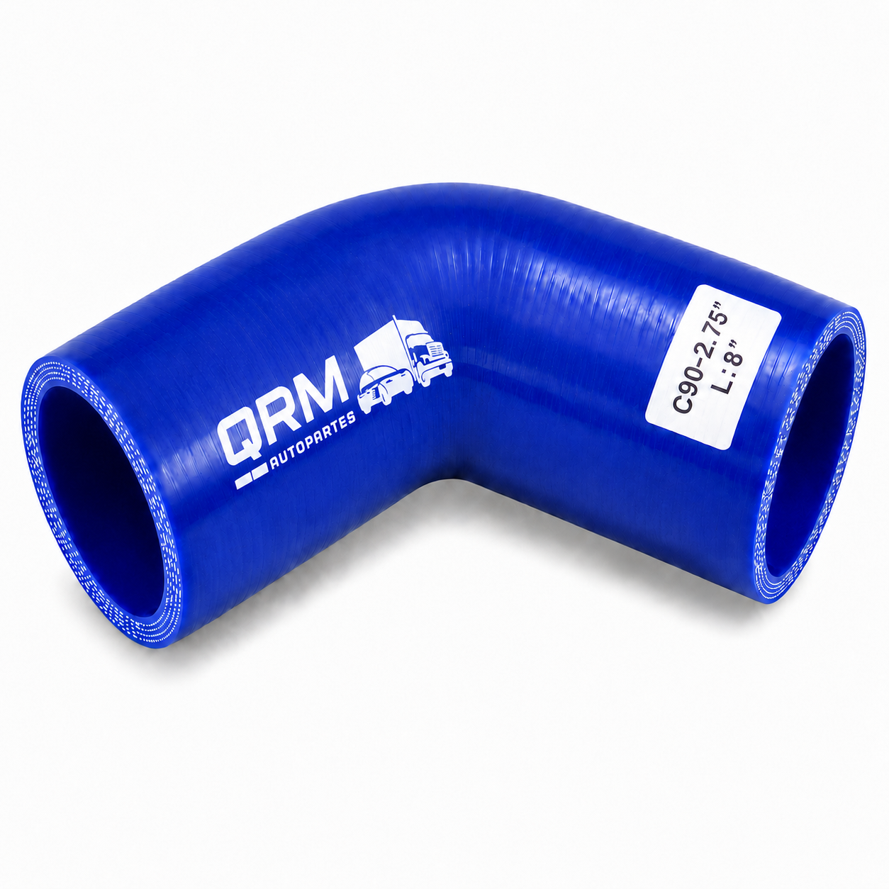 Codo 90° Silicon Diámetro Interior 2 3/4” x L 8"