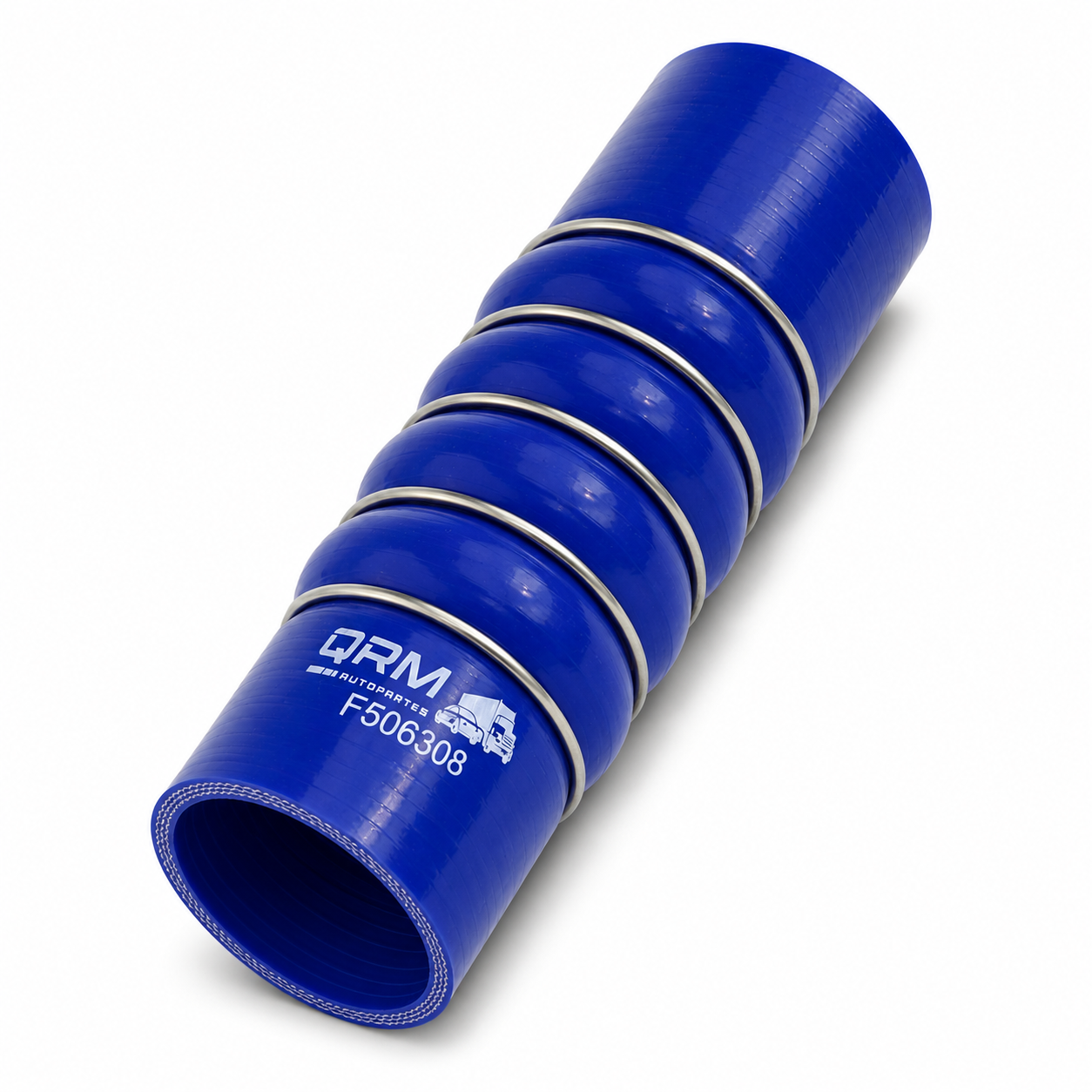 Manguera Turbo Diámetro Interno: 2.5" x Largo 8.5" con 5 Aros