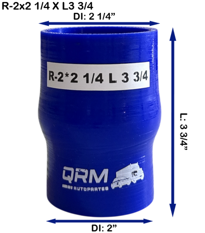 Manguera Reductor De Silicón 2" x 2 1/4" x Largo:3 3/4"
